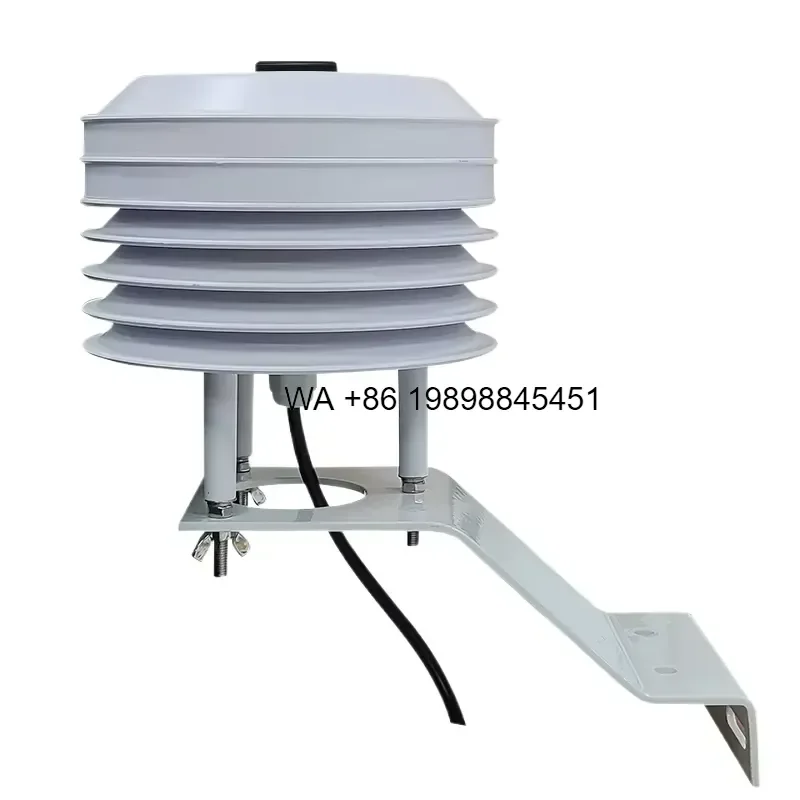 Wmwmnu 4 In 1 SHT30 Smart Outdoor Weather Monitoring Station ABS OEM Meteorology Greenhouse Humidity Pressure Illuminance