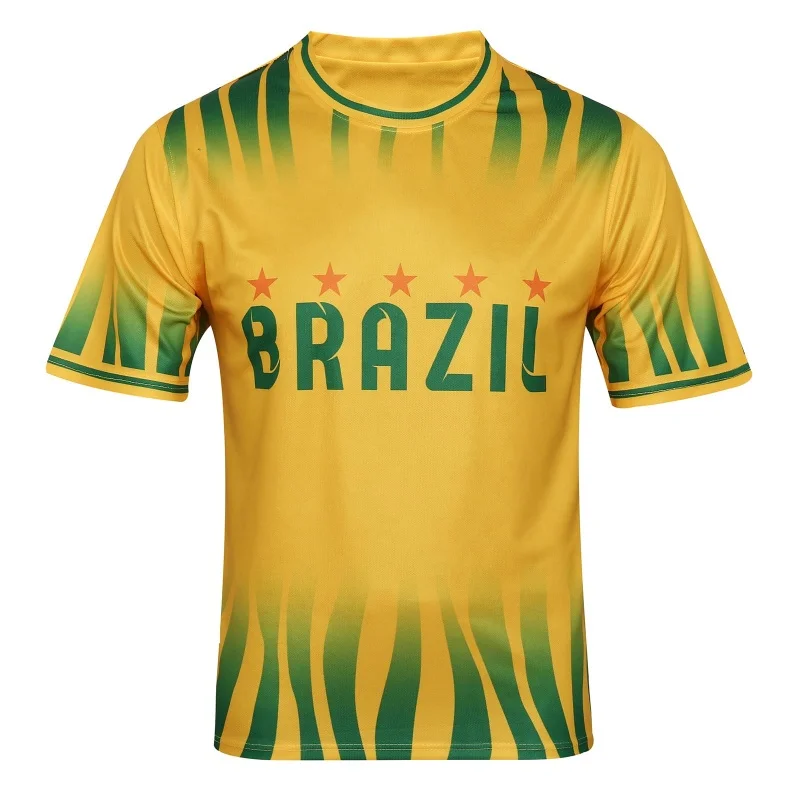 Brazil Soccer Flag 3D Print T-Shirt