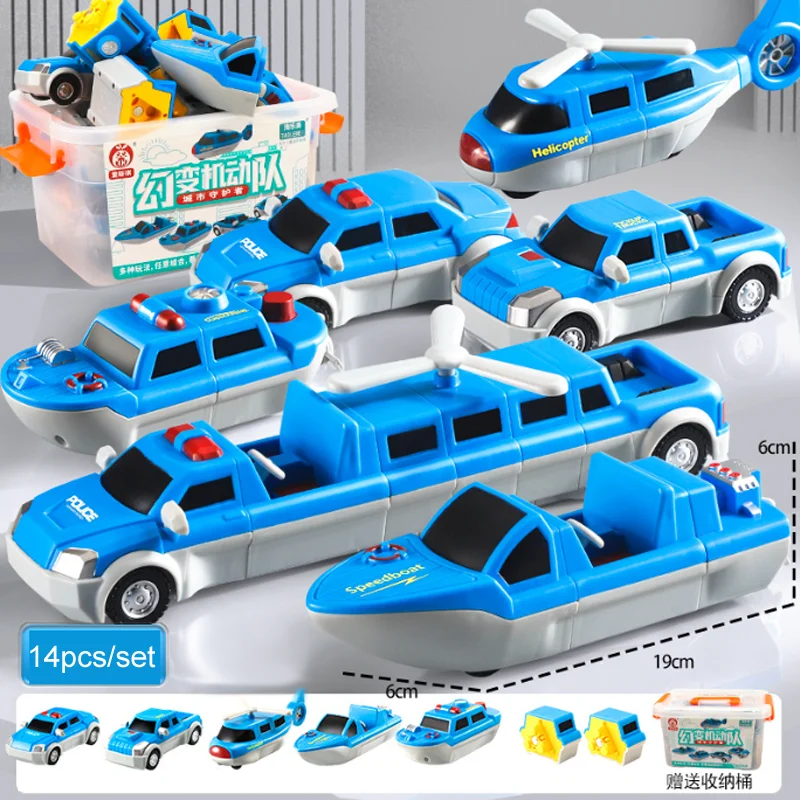 Blocs de Construction magnétiques, jouets éducatifs pour enfants, bricolage, Train magique, camion, véhicule, avion, pelle d'ingénierie de Construction