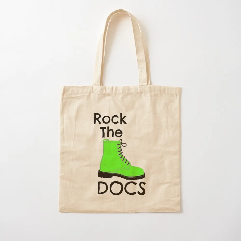 

Rock The Docs Tote Bag Женские сумки Сумка-тоут Холщовая большая сумка