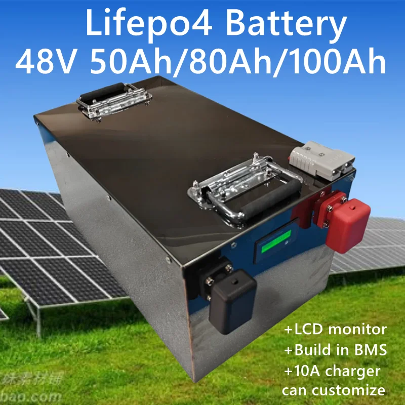 Lifepo4 Lithium Battery Pack 48V 50AH 80Ah 100Ah for Ryobi RM480e RM300e ZT480ex 300MV Zero Turn Electric Riding Lawn Mower