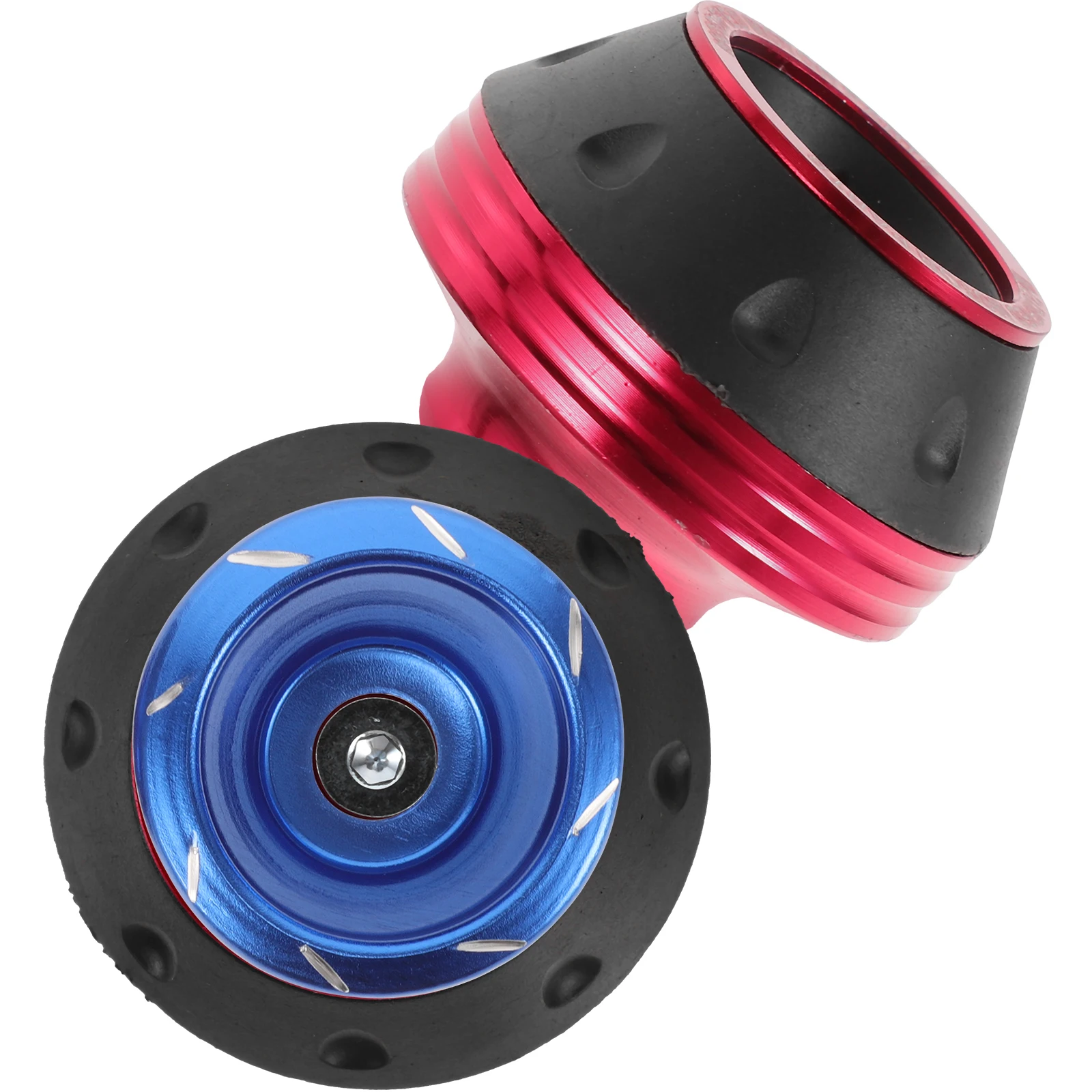 

2PCS Front Fork Cup Aluminum Alloy Crash Protector Sliders Body Feet for Motorcycle Scooter Electric Bike Wheel Frame Stylish