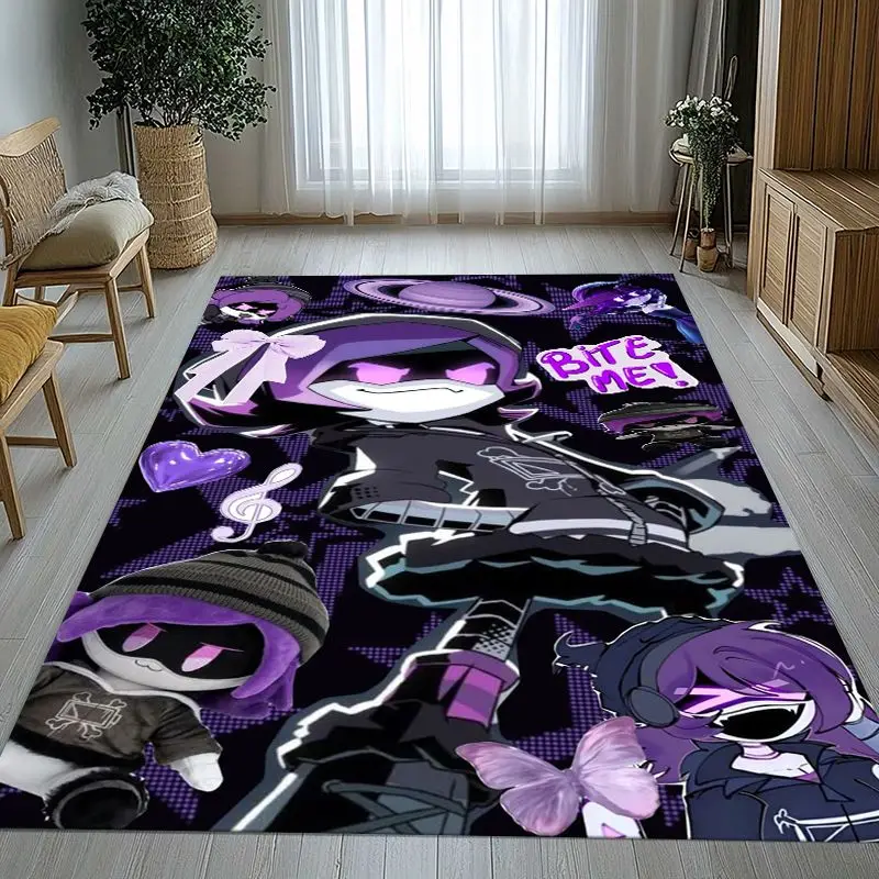 Murder Drones Uzi N Cyn Cartoon Soft Non-Slip Large Area Rug for Living Room,Bedroom Playroom Carpet Mat for Sofa,Home Decor