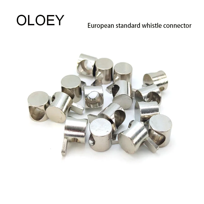 Connecteur de sifflet intégré, raccords en aluminium standard européen industriel 2020/3030/4040/4545 50 pièces