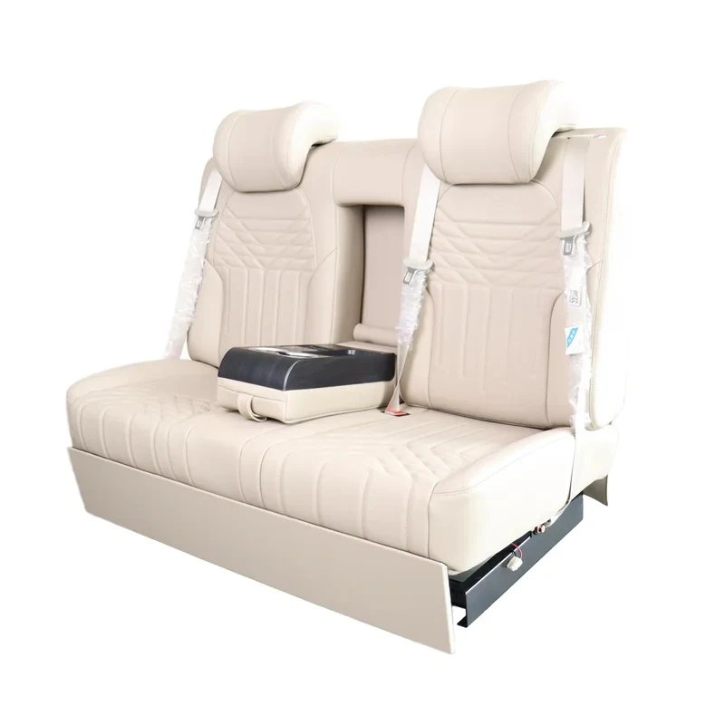 High Quality Modified Luxury Triple Bench Seat with Optional Rear Features for Camper RV Van Bus Interior
