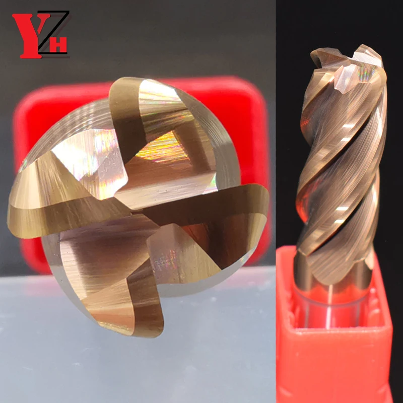 High-quality Corner Radius HRC60 CNC R Cutter Tungsten Carbide Steel 2R0.5 3R0.5 4R0.5 5R0.5 6R0.5 8R0.5 10R0.5 R1 R2 R3