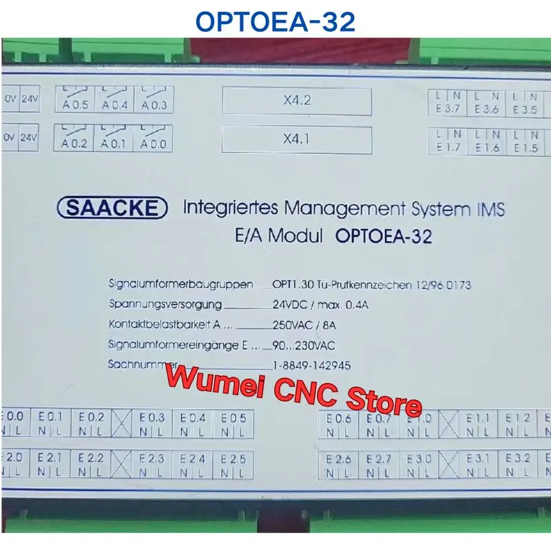 SAACKE Integriertes Management System IMS E/A Modul OPTOEA-32 Full range of models, please consult for others