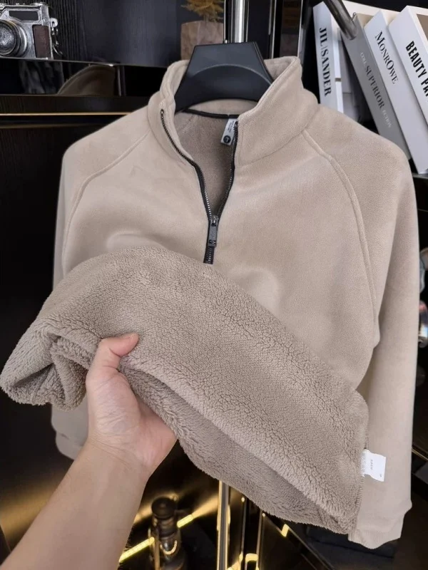 

Мужская толстовка на молнии больших размеров, теплая, модная, осенне-зимняя, с цветной подкладкой, дышащая, с защитой от УФ-излучения...