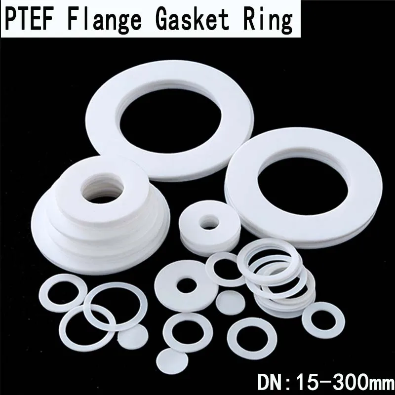 PTEF ปะเก็นแหวน,Tetrafluoro ปะเก็น,สีขาวแหวนยางซีลเครื่องซักผ้าแบนเครื่องบิน Spacer ฉนวนกันความร้อนซีลแ...