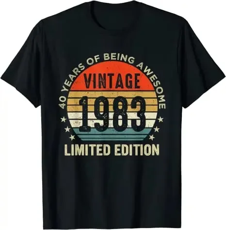 Das beste Geburtstags geschenk aller Zeiten T-Shirt für Männer und Frauen 40 Jahre alte Geschenke