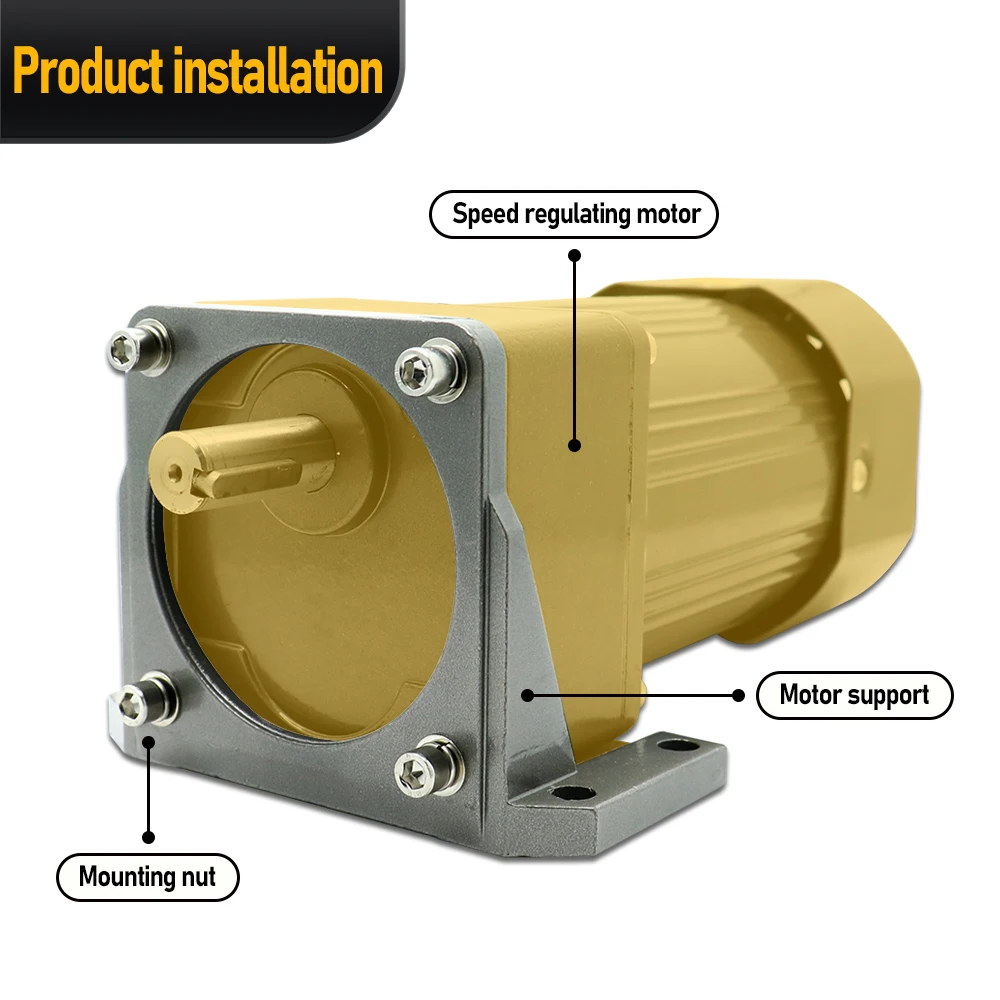 Motor Bracket 6W 15W 25W 40W 120W 250W 400W Micro AC Motor Bracket Suit for Asynchronous Motor Gear Motor