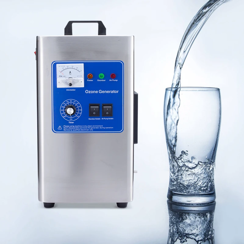 Qlozone household ozone machine for water portable bottle treatment purifier 5g/h generator