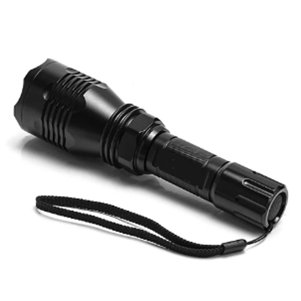 Imagem -03 - Lanterna Led Super Brilhante para a Caça Lanterna Tática Rifle 1-mode Predator Tocha Portátil Lanterna de Pesca Impermeável ir 850nm