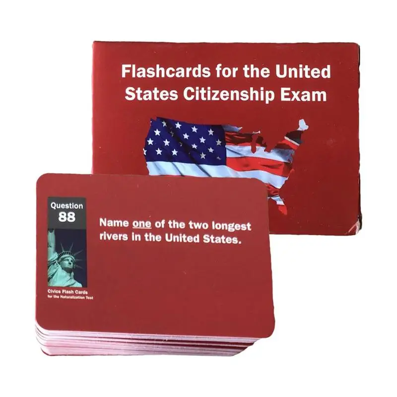 US Citizenship Guide Flashcards America Civics Examination Flash Cards Comprehensive Guide Flashcards With 100 Questions And