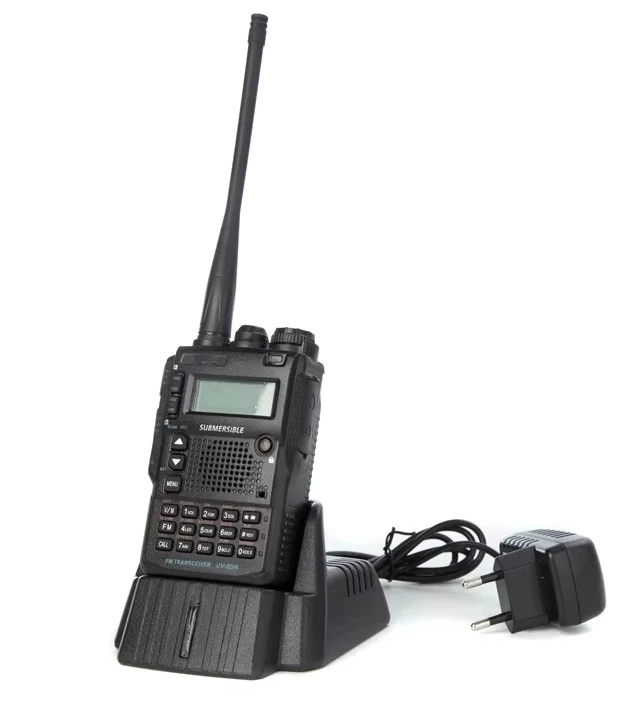 Hot-selling Tri-band 136-174 /240-260/400-470Mhz UV-8DR FM Ham Radio with VX-8D Intercom