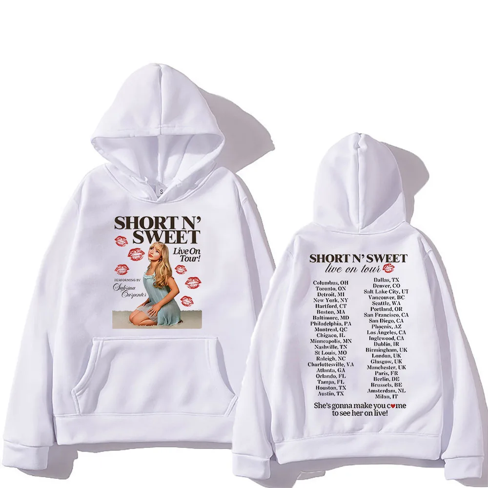 Please Please Please Hooded Sabrina Carpenter Fleece Hip Hop Sweatshirt With Pocket Fashion Clothes Ropa Mujer Casual Pullovers