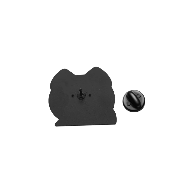 محظوظ القط المينا دبابيس توربو الجدة تشغيل القط وقح فنجر دبابيس التلبيب شارات الملابس أنيمي مجوهرات هدية لمحبي الأصدقاء #6