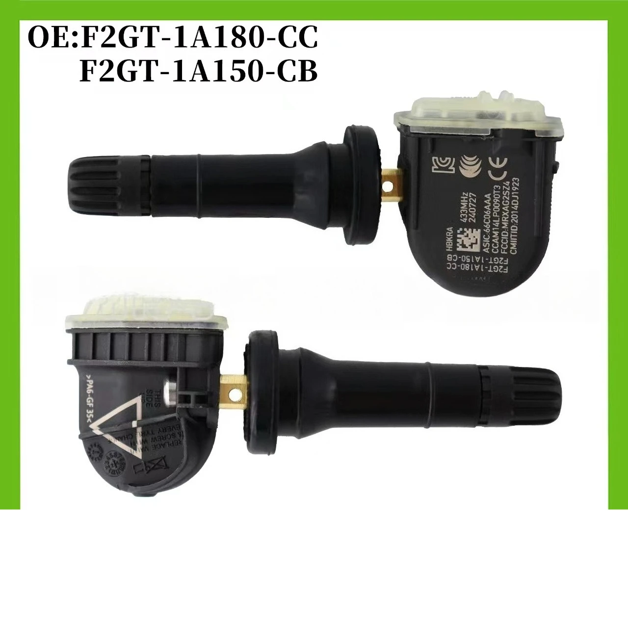 

F2GT1A180CC F2GT-1A180-CC 1/4pcs TPMS Tire Pressure Monitor Sensor for Ford Edge F-150 Mondeo 2015 2016 2017 2018 2019 2020