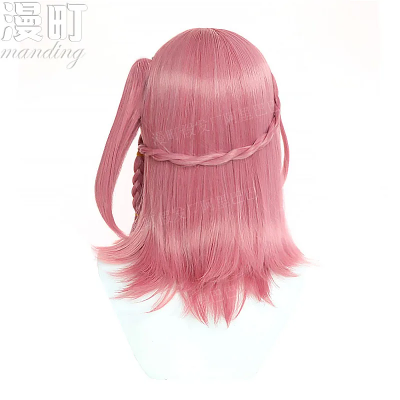 Aisda cosWig Collapse Star Dome Railway 수제 포니테일 레드 디자인 가발