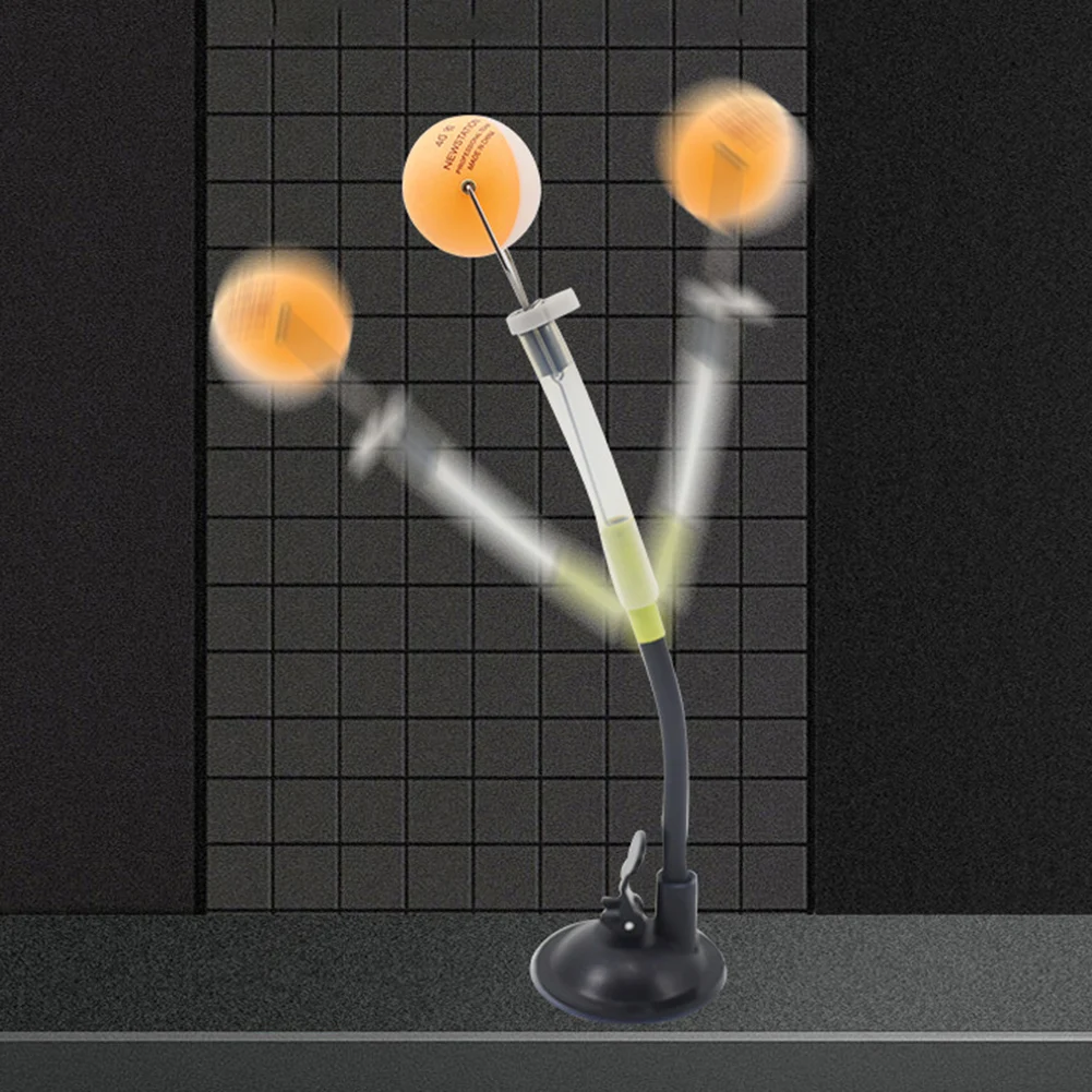 مدرب تنس الطاولة من النوع المصاص، آلة تنس الطاولة ذات الارتداد السريع، آلة تدريب بمشبك كروي للعمل في الهواء الطلق #3