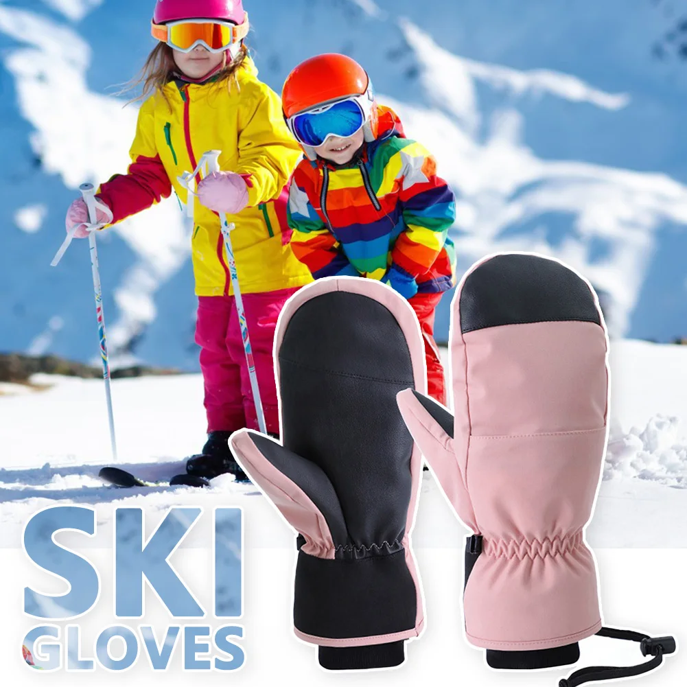 Männer Frauen Winter Skifahren Snowboarden kann Touchscreen wasserdichte thermische dicke Schnee handschuhe Schneemobil handschuhe schwarz weiß grau