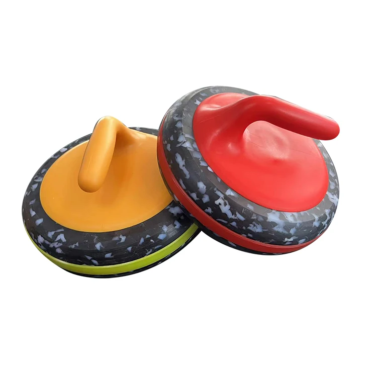 Plastic Curling Stone and Track for Land Curling Game