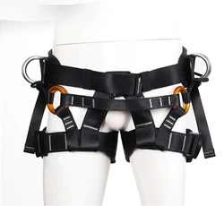 Outdoor Half-length Protective Safety Belt Mountaineering and Climbing Waist-protecting Sitting Shorts