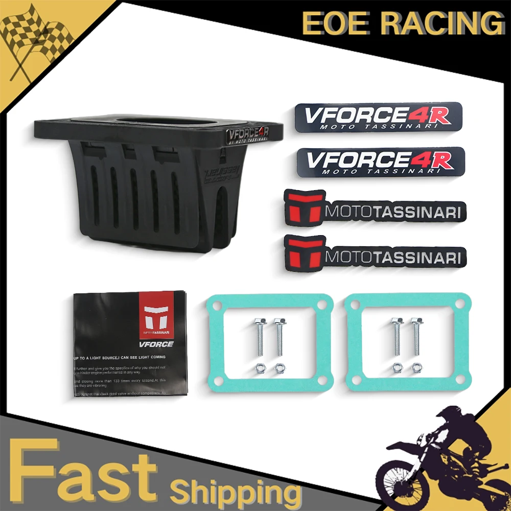

V4R01D V-Force Motorcycle Reed Valve Vforce 4 Carbon Fiber For Honda CR125 NSR125 1987-2002