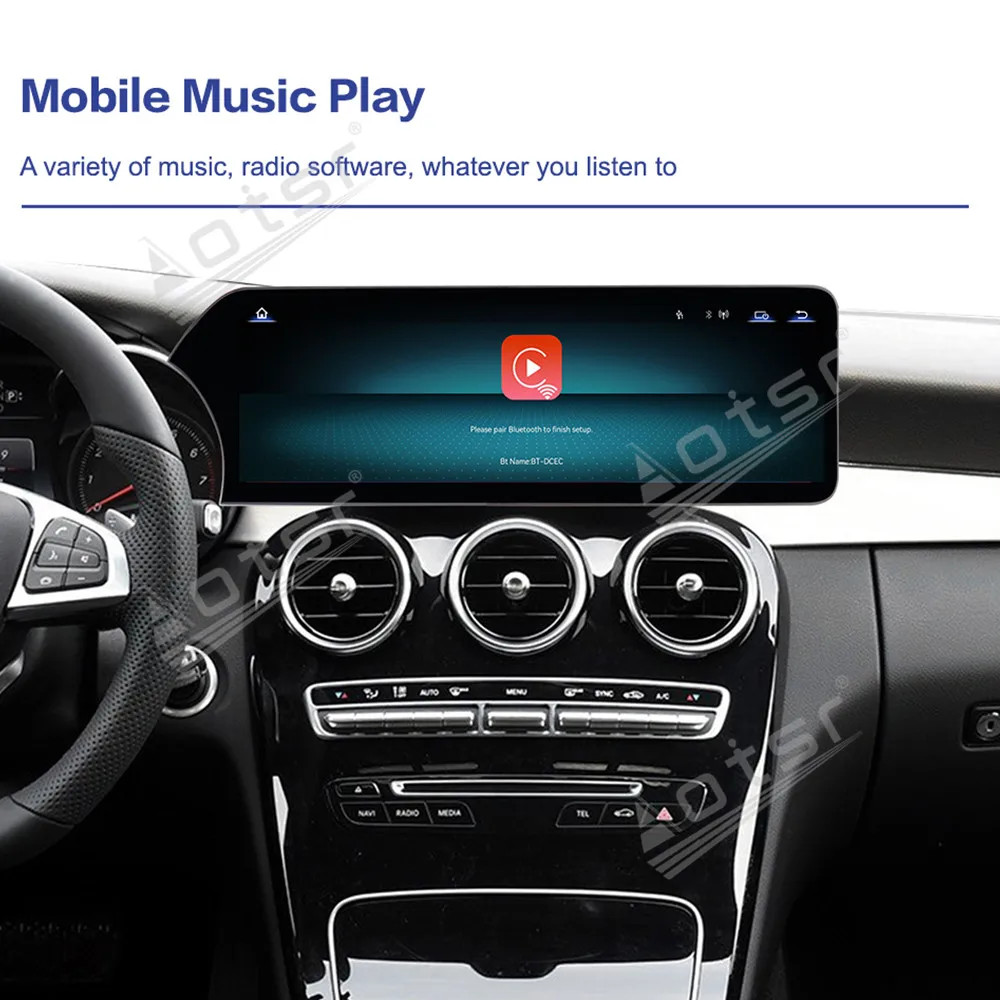 

Linux 14.9 Inch Touch Screen Car Radio For Benz GLC W205 2015-2022 Car Multimedia Video Player GPS Navigation Wireless Carplay