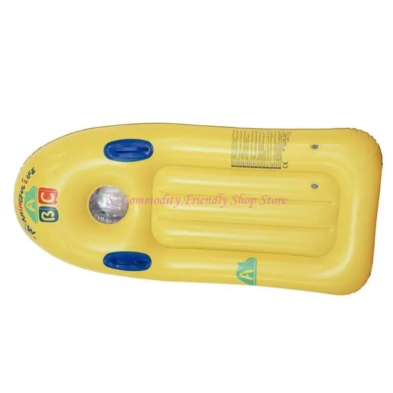 85AE Thickened PVC Inflatable Kids Surf Board For Beach Pool Water Play Floating Mat