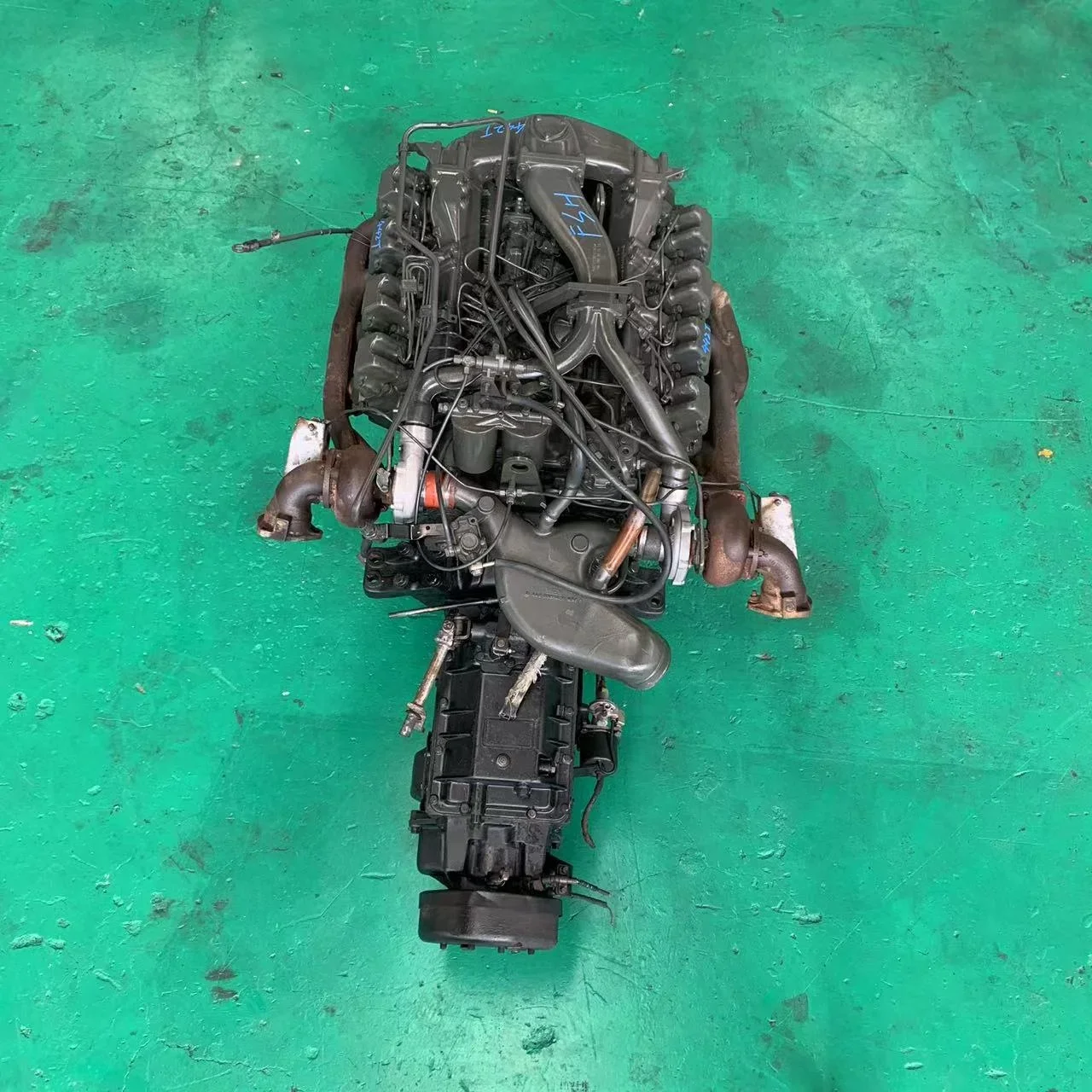 442T for Mercedes Used diesel engine 6 cylinders engine