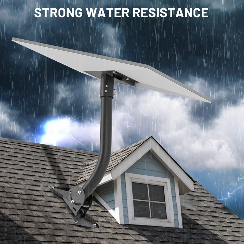 Soporte de alero para kit de montaje Gen 3, juego de soporte ajustable, tubo de codo, kit de montaje