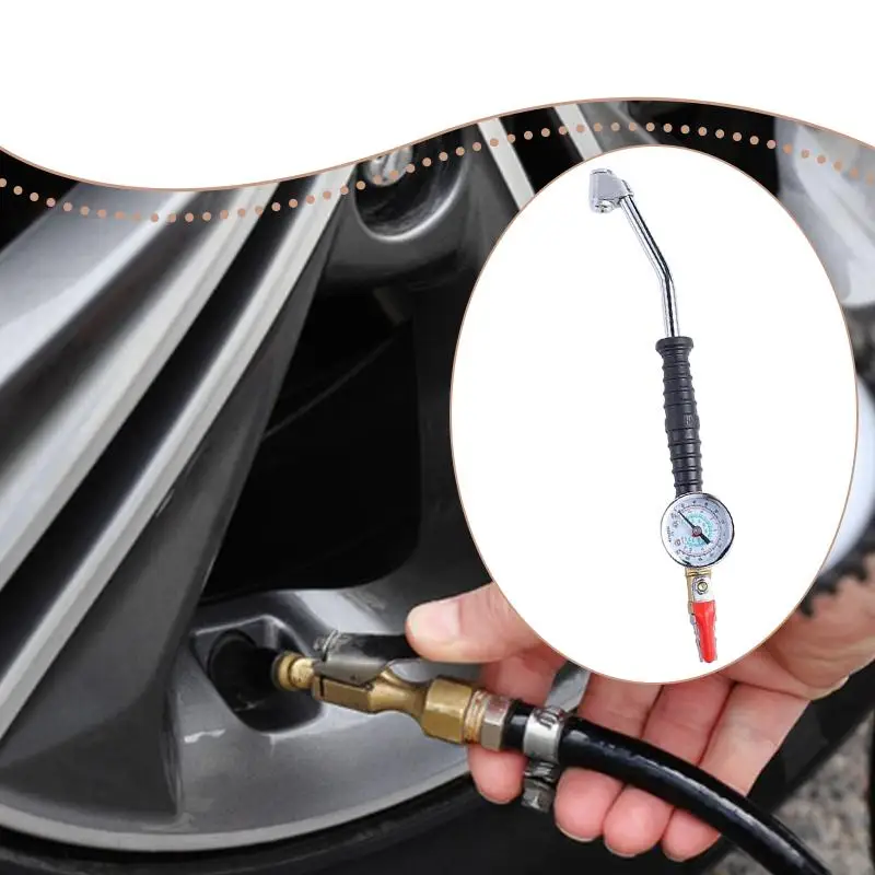 

Манометр для накачивания воздушных шин, патрон для шин для грузовика, мотоцикла, автомобиля