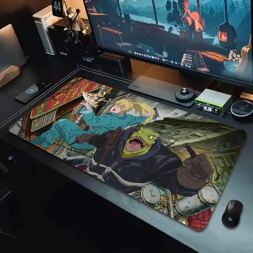 

Коврик для мыши Gamer Dorohedoro, коврики для клавиатуры, кавайная резина, нескользящий настольный коврик, XXL90x40 см