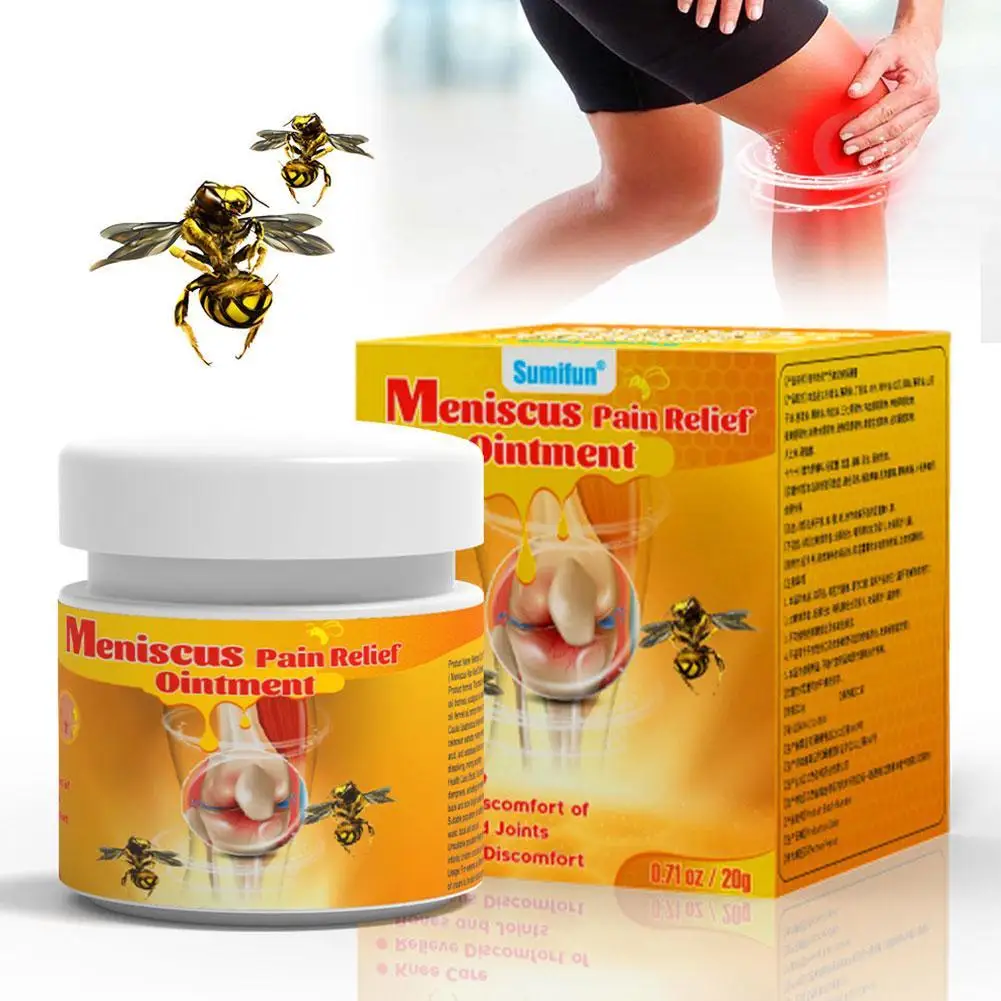 

20g Meniscus Treatment Cream Knee Joint Arthritis Rheumatoid Pain Relief Ointment Beevenom Relief Plaster For Legs Hands Arm