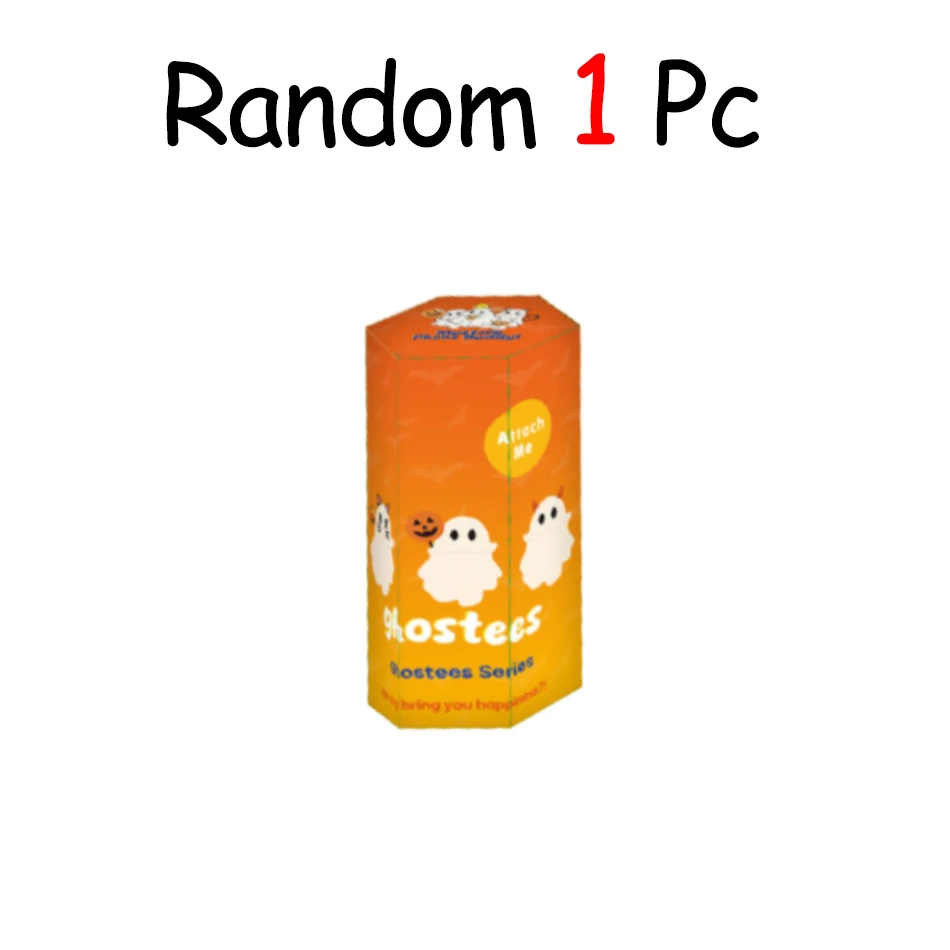 صندوق أعمى Ghostees سر الهاتف الأصدقاء هالوين الهواتف ديكور جمع Hippers عمل الشكل سر اللعب طفل مفاجأة لطيف الهدايا #5