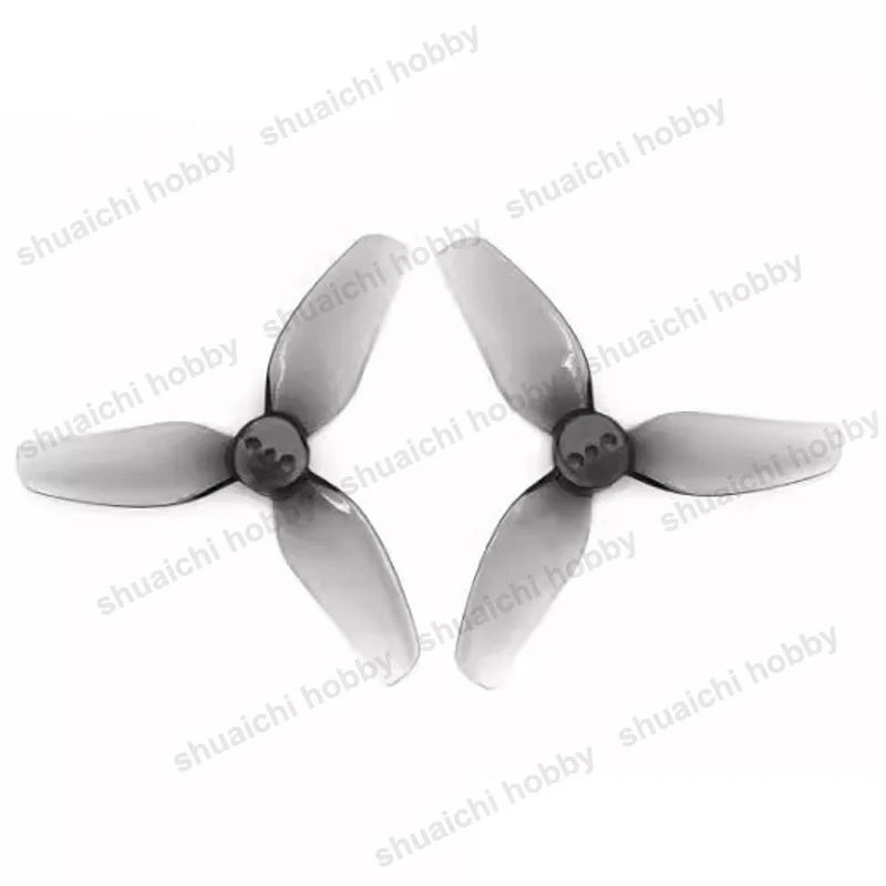 2Pairs For Mario Mini25 HQProp T2.5x2.1x3 3-Blade Propeller 2.5 Inch Positive Negative Paddles for Racing RC Drone Flying Props