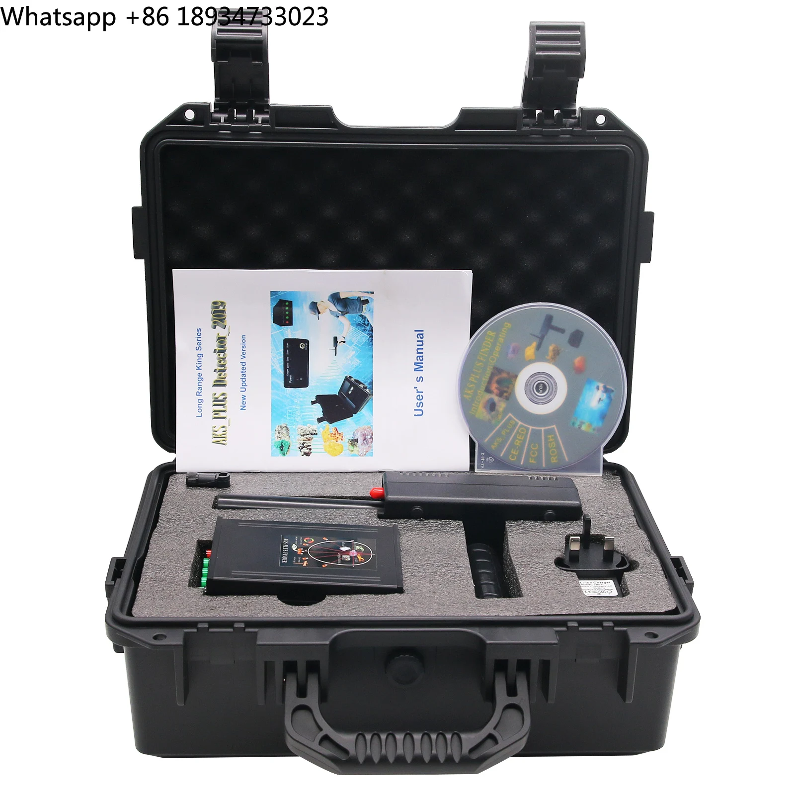 Gold Metal Detector AKS PLUS Higher Performance Scanning Finder for Gold Silver Copper Diamond