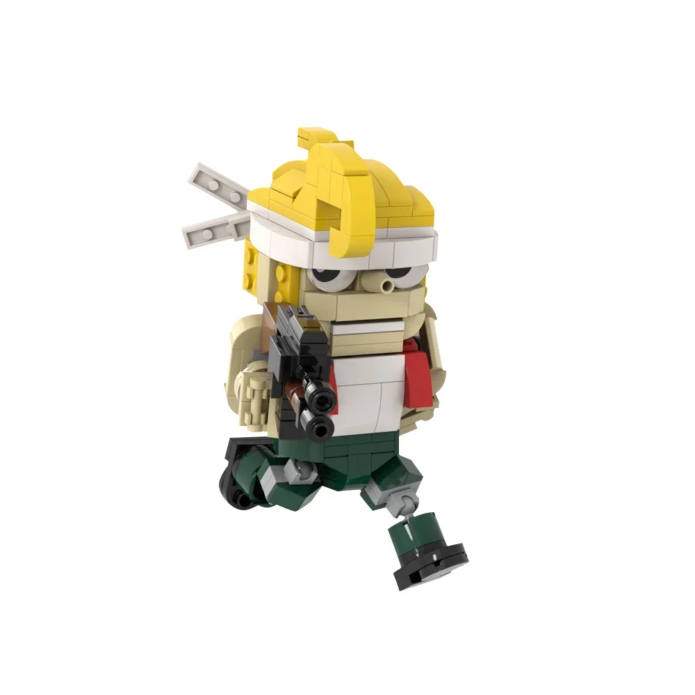 

Gobricks MOC Metal Slug-MARCO Building Blocks Model Metal Slug Shooting Game Figure Model Bricks Assemble Toys Birthday Gifts