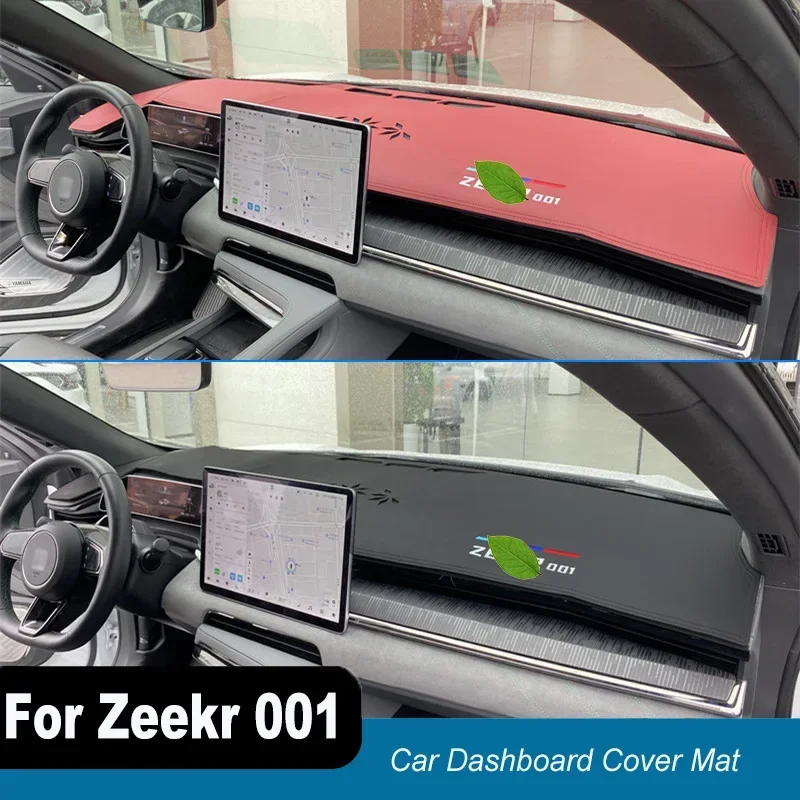 Car Dashboard Protective Suny Shade Avoid Light Mat Cushion Pad Carpet Mat Cover for Zeekr 001 2021 - 2022 Accessoires