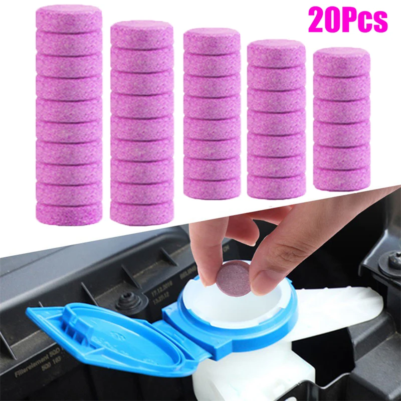 

Car Windshield Washer Fluid Concentrated Clean Tablets Solid Cleaning Agent Wiper Oil Film Remover Home Toilet Cleaning Tablet