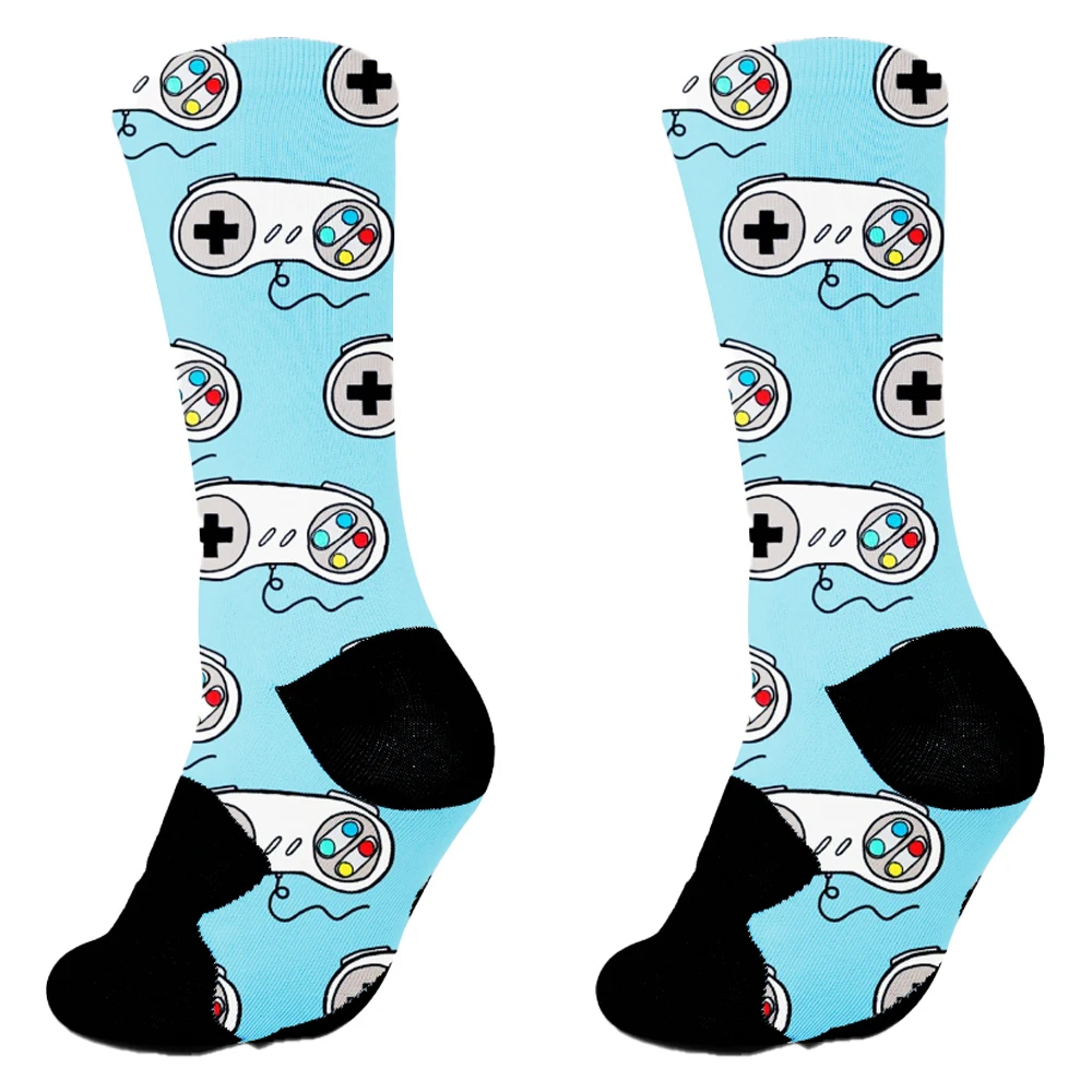 Nuovi calzini da uomo Retro Harajuku Amante dei fumetti Street Style Novità Modello Crew Sock