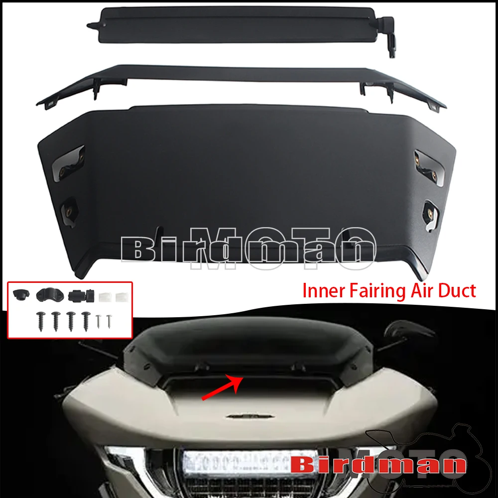 Motorbike Durable Front Inner Fairing Air Vent Duct Cover For Harley Touring Road Glide CVO ST Limited FLTRXSE FLTRX FLTRT 2023+