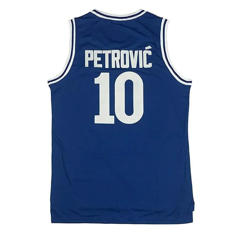 2024 Drazen Petrovic Basketball Jersey Girls Top Children Vest Student Male T Shirt Kids Men Tee Boys Clothes Training Team 10