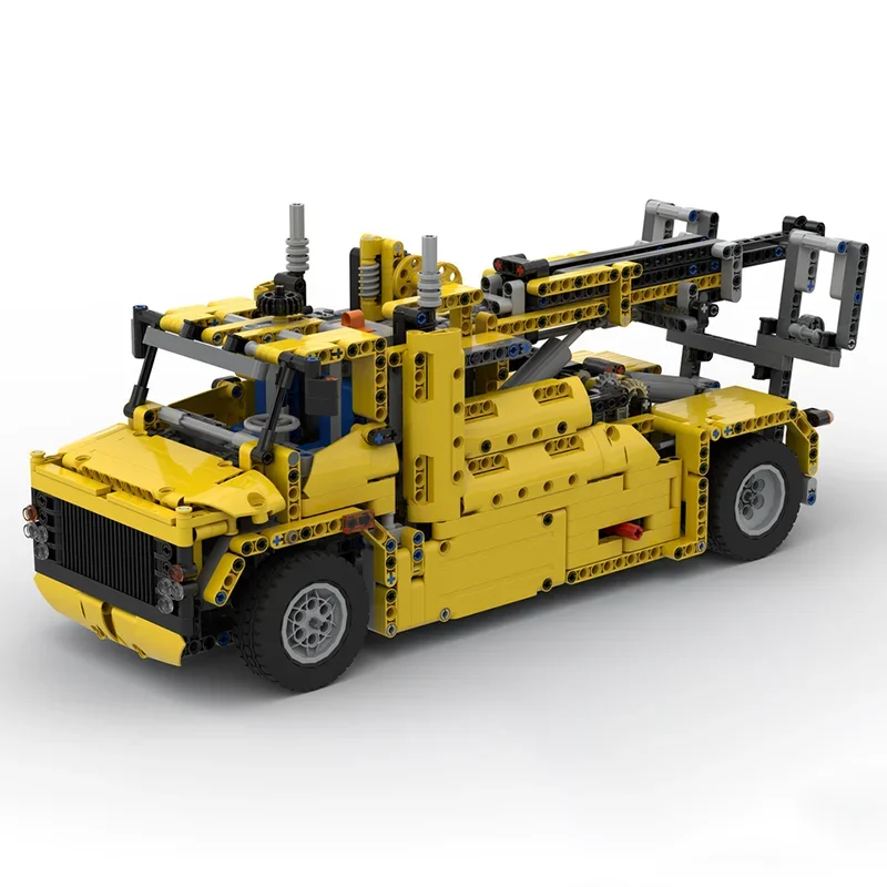 Engineering Vehicle Model Moc Building Bricks Modular Tow Truck Model Technology Blocks Christmas DIY Toy Construction Gifts