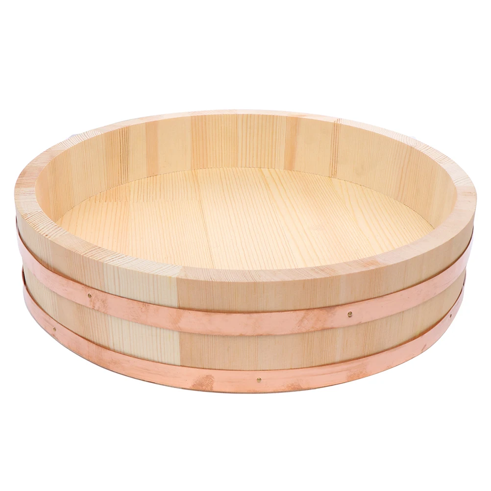 

wood bucket sushi rice bucket rice mixing bucket wooden rice bucket