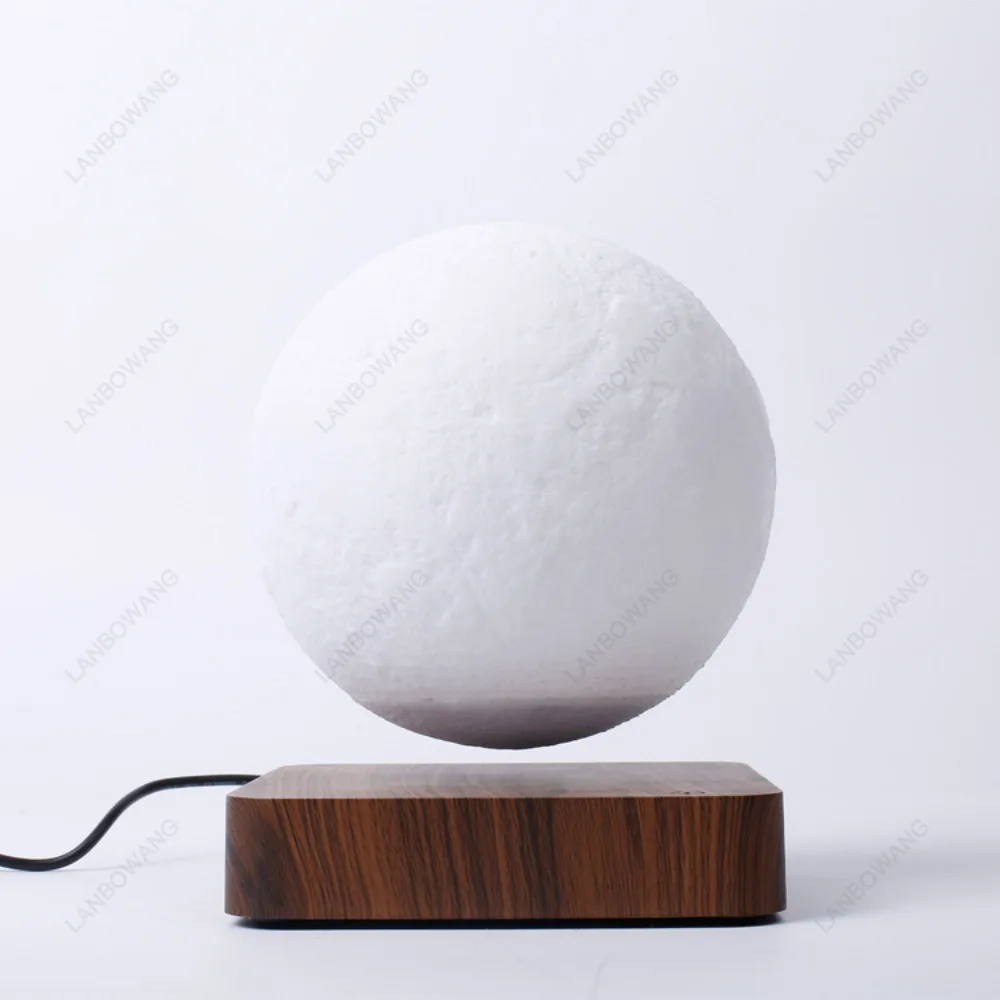 Magnetic Levitation Moon Lamp, 3D Printed Floating Moon Light, Modern Simple Romantic Home Decoration