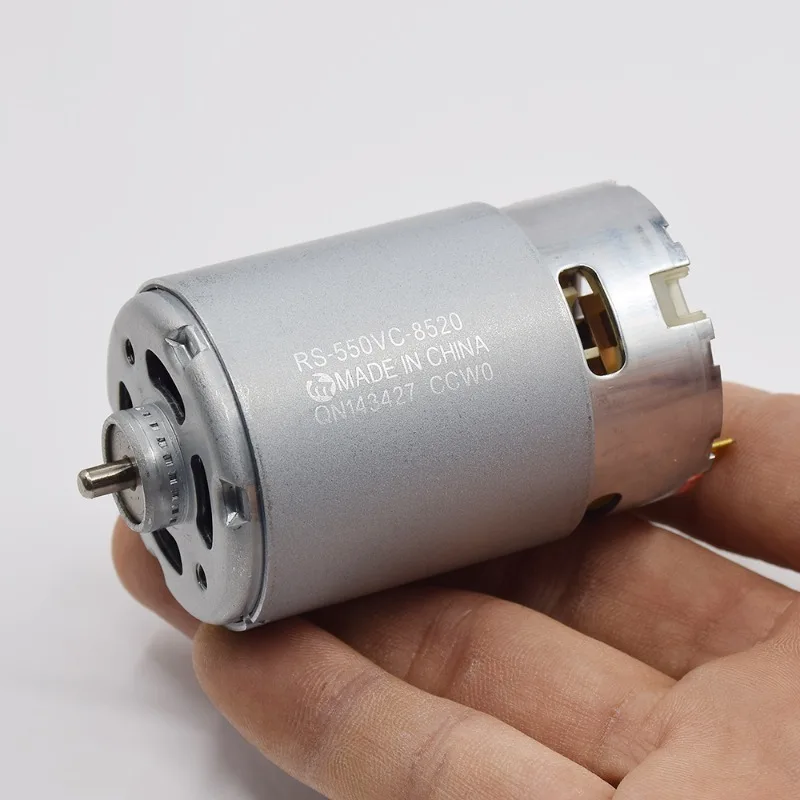 RS-550VC-8520 DC12V 20000rpm High-speed Handheld Electric Drill Motor Accessory, Electric Tool DC Motor Accessory