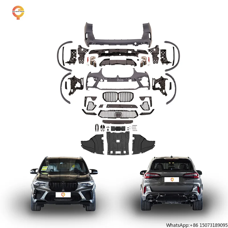 OUYE X5 E70 Bodykit for  to X5 M Style Body Kit X5 E70 Upgrade to New X5 M Sport Auto Body Systems Car Bumpers Year 2011-2020