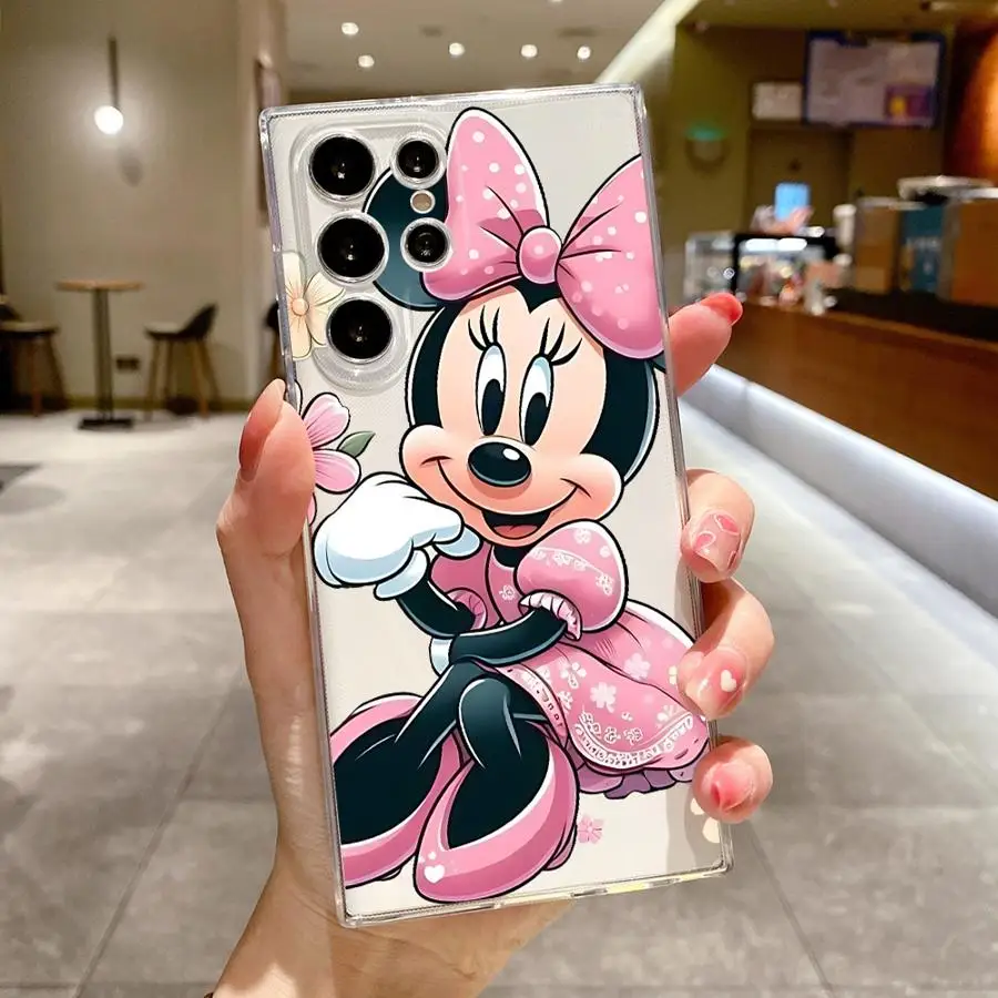 Disney Minnie Mouse Phone case for Samsung Galaxy S10 S20 S21 S24 S25 S22 S23 Plus Ultra FE Note10 20 Plus Lite cases - náhled 5